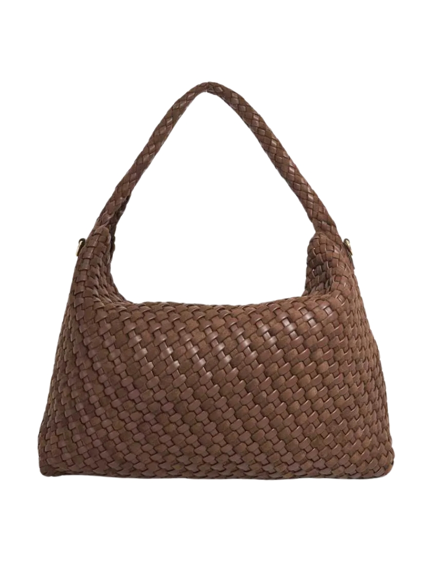 Brown Woven Bag