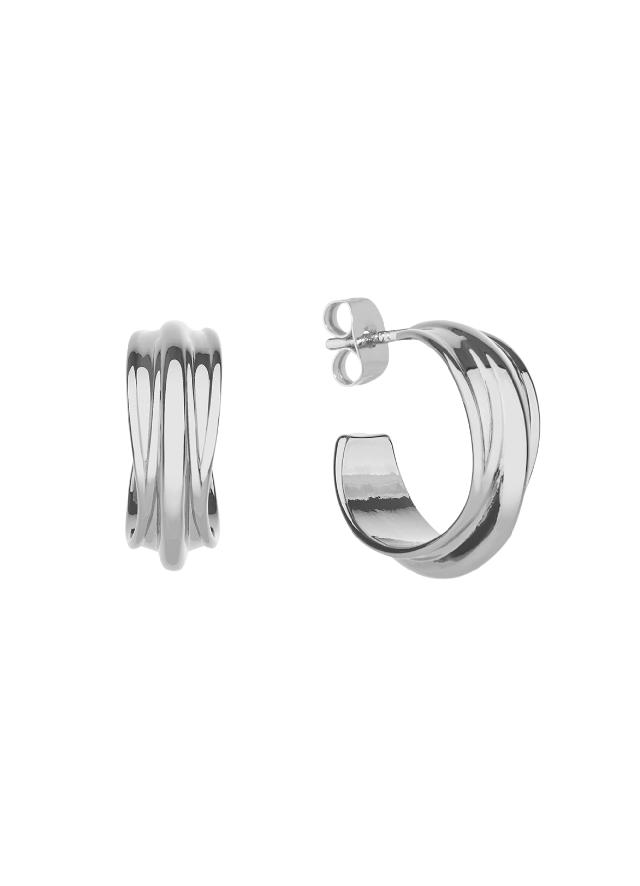 Wrapped Hoop Earrings