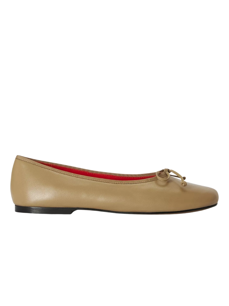 Beige Ballet Flats