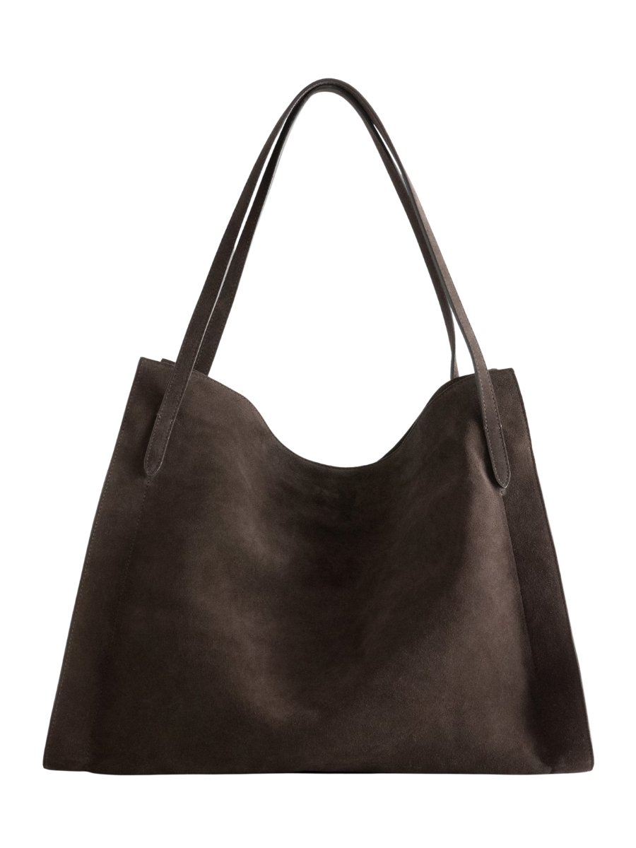 Suede Tote Bag