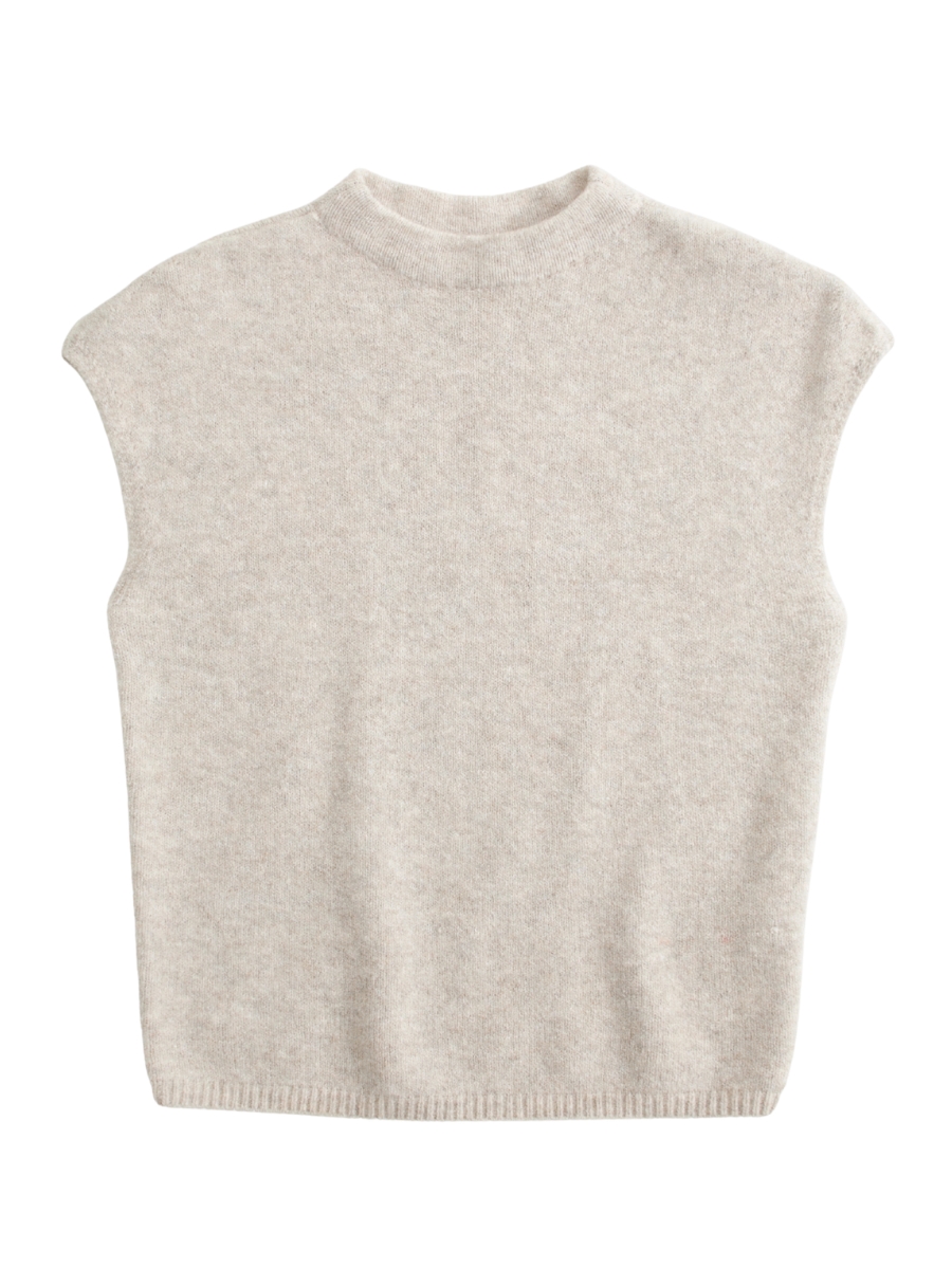 Merino Wool Blend Sweater Vest