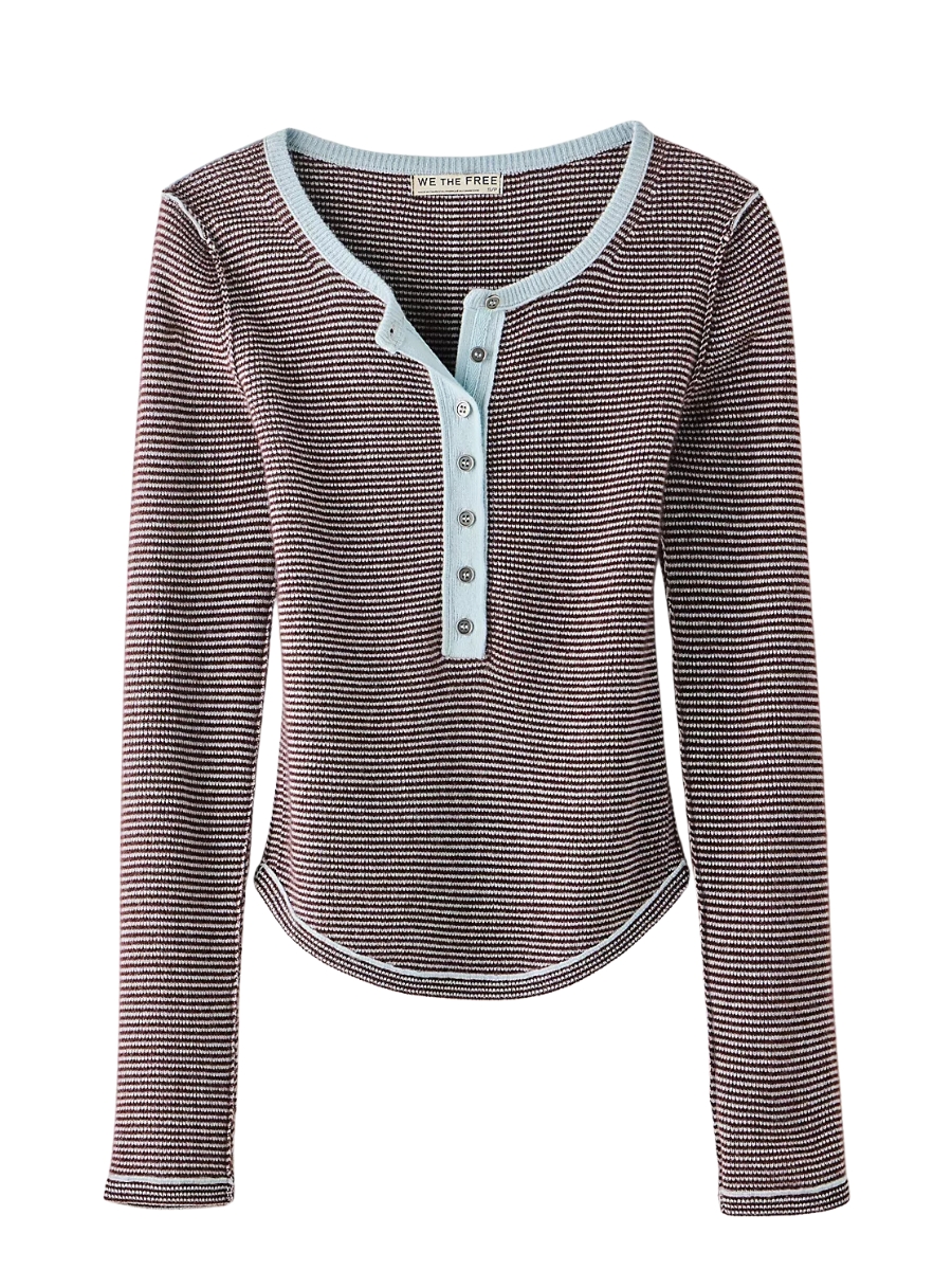 Striped Cashmere Long Sleeve