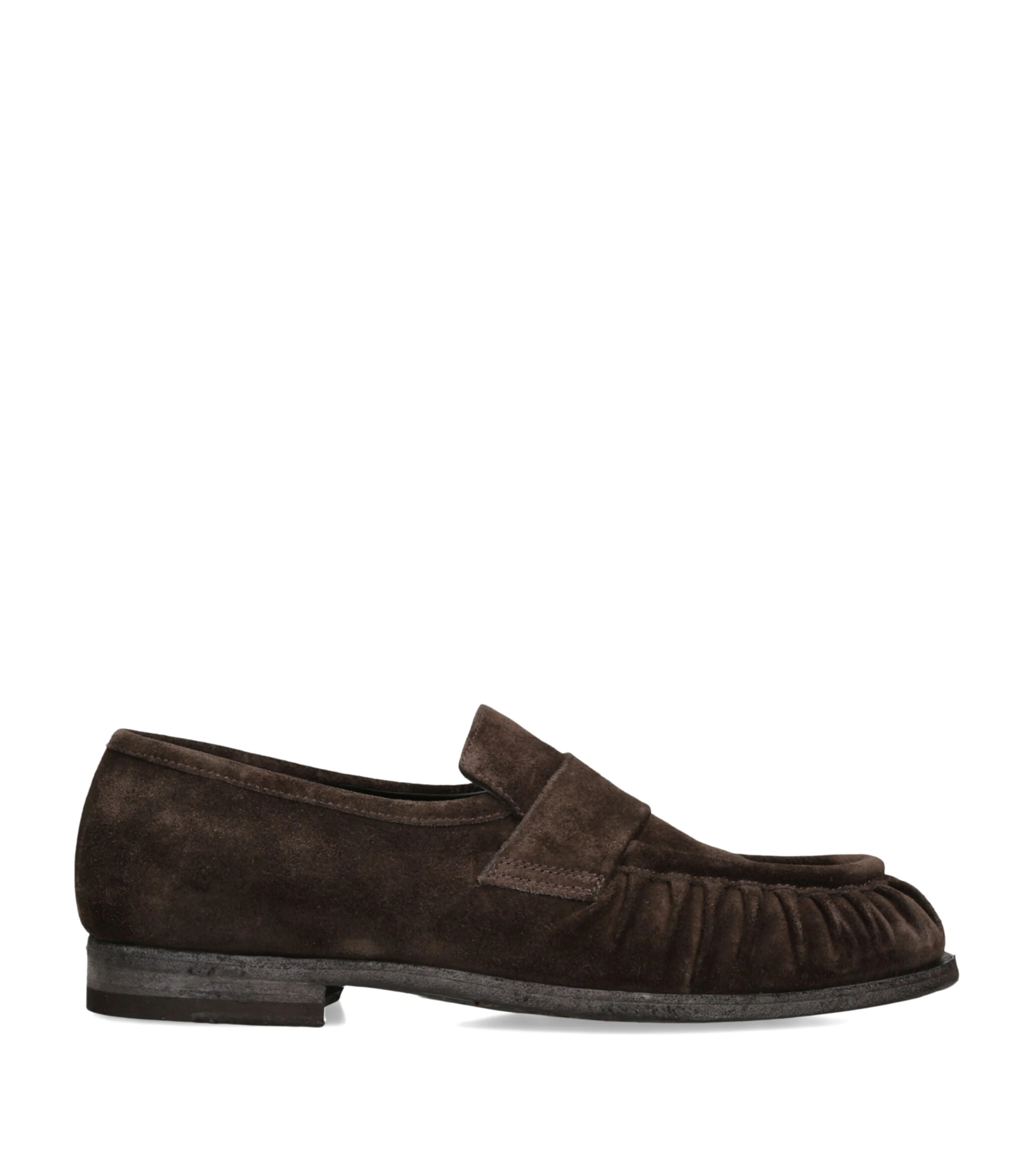 Suede Penny Loafers
