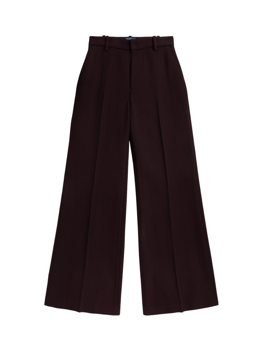 Wool Crepe Trousers