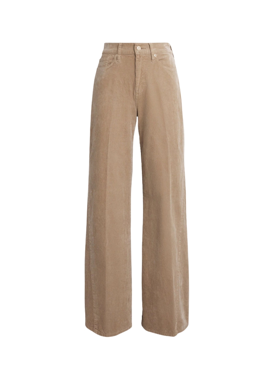 Corduroy Wide-Leg Trousers